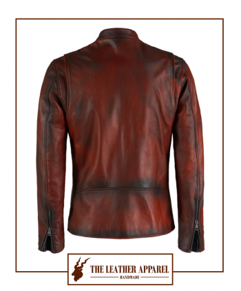 The Leather Apparel Cafe Racer Jacket for Men.