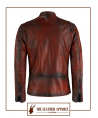 The Leather Apparel Cafe Racer Jacket for Men.