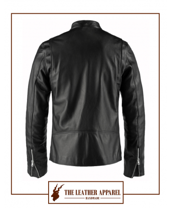 The Leather Apparel Cafe Racer Jacket for Men.