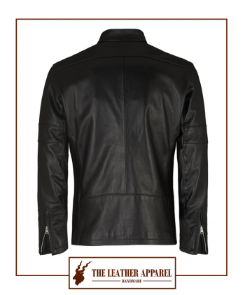 The Leather Apparel Cafe Racer Jacket for Men.