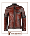 The Leather Apparel Cafe Racer Jacket for Men.