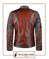 The Leather Apparel Cafe Racer Jacket for Men.