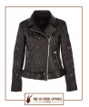The Leather Apparel Studded Biker Jacket for Women.