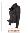 The Leather Apparel Studded Biker Jacket for Women.