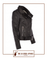 The Leather Apparel Studded Biker Jacket for Women.