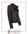 The Leather Apparel Studded Biker Jacket for Women.