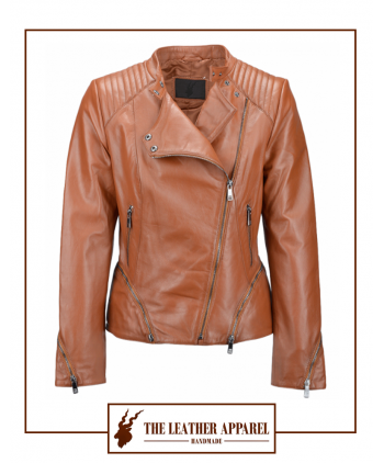 The Leather Apparel Biker Jacket for Women.