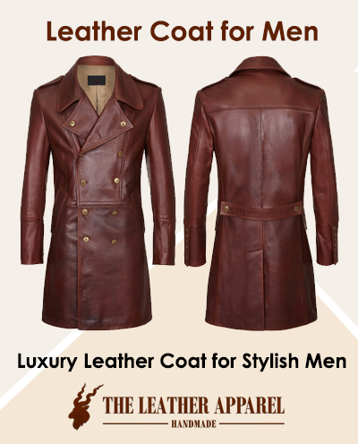 The Leather Apparel Leather Coat for Men